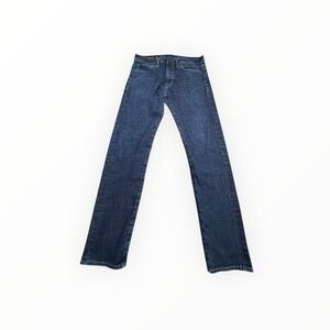 Armani Exchange Jeans Mens 31 Blue Straight Leg Dark Wash 8NZJ16 ZDQ2Z Denim
